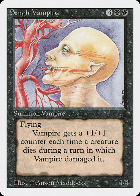 Sengir Vampire - Revised Edition Uncommon Card