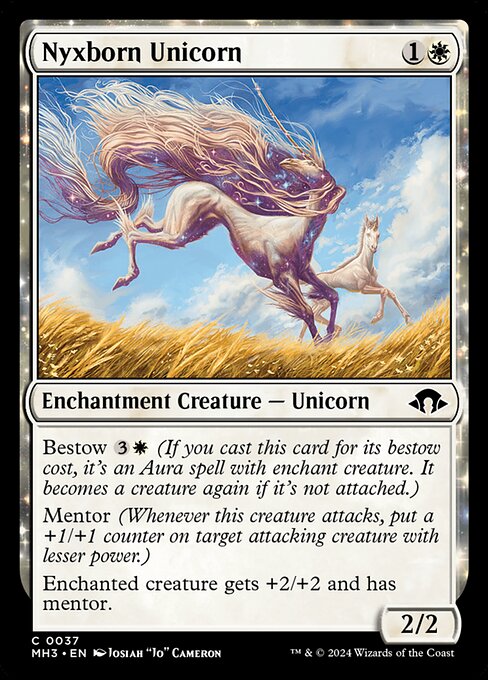 Nyxborn Unicorn - Modern Horizons 3 Common Card