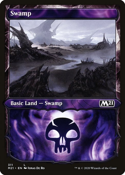 Swamp - Core Set 2021 Common Card