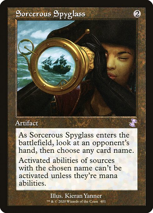 Sorcerous Spyglass - Time Spiral Remastered Special Card