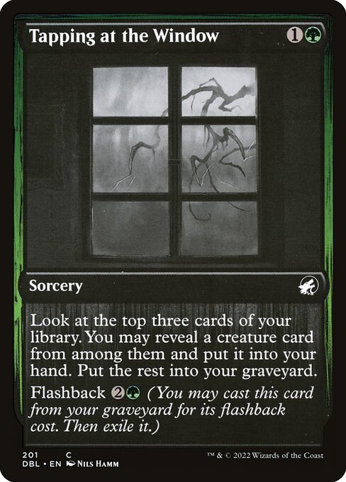 Tapping at the Window - Innistrad: Double Feature Common Card
