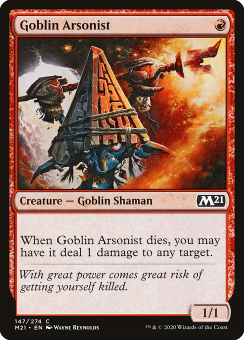 Goblin Arsonist - Core Set 2021 Common Card