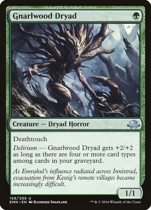 Gnarlwood Dryad - Eldritch Moon Uncommon Card