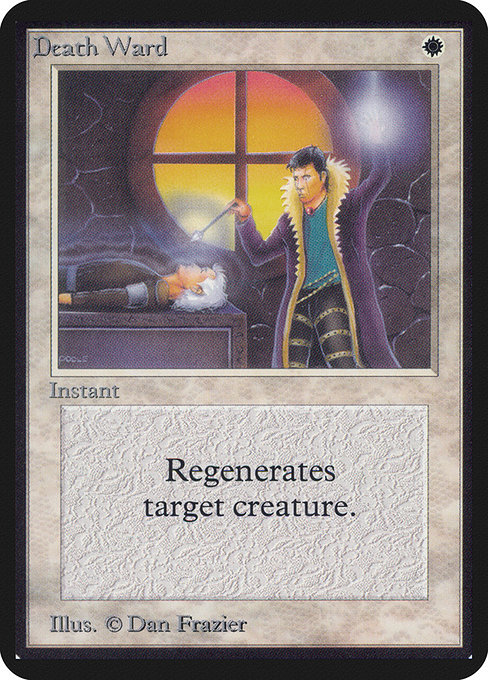 Death Ward - Limited Edition Alpha Common Card