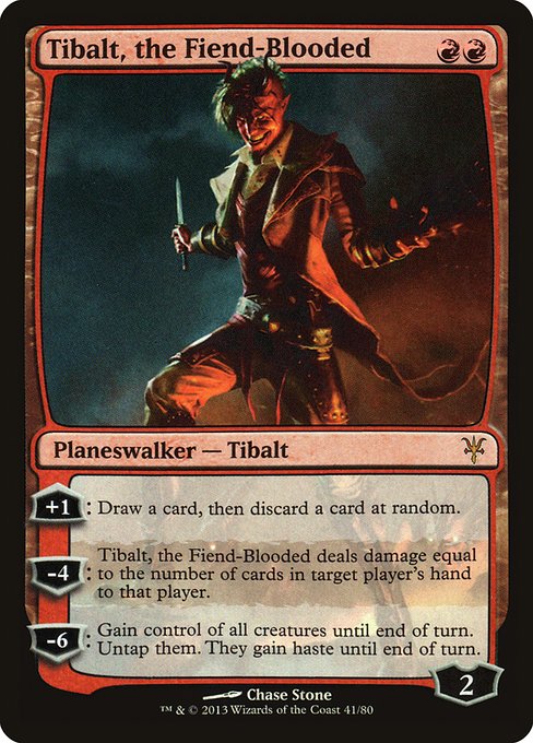 Tibalt, the Fiend-Blooded - Duel Decks: Sorin vs. Tibalt Mythic Card