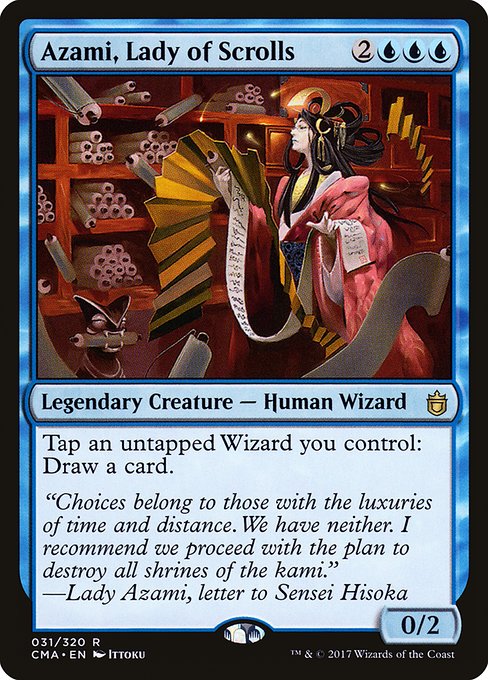 Azami, Lady of Scrolls - Commander Anthology Rare Card