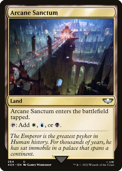 Arcane Sanctum - Warhammer 40,000 Commander Uncommon Card