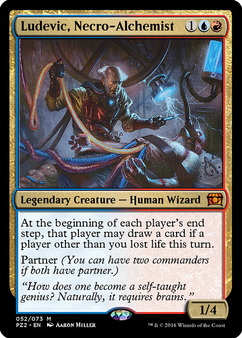 Ludevic, Necro-Alchemist - Treasure Chest Mythic Card