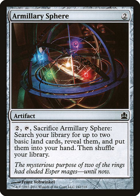 Armillary Sphere - Commander 2011 Common Card