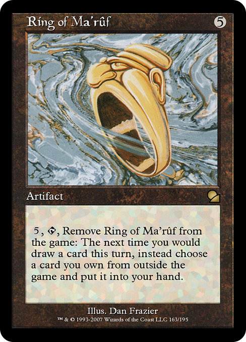 Ring of Ma'rûf - Masters Edition Rare Card