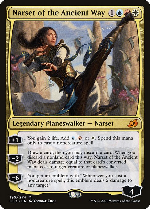Narset of the Ancient Way - Ikoria: Lair of Behemoths Mythic Card