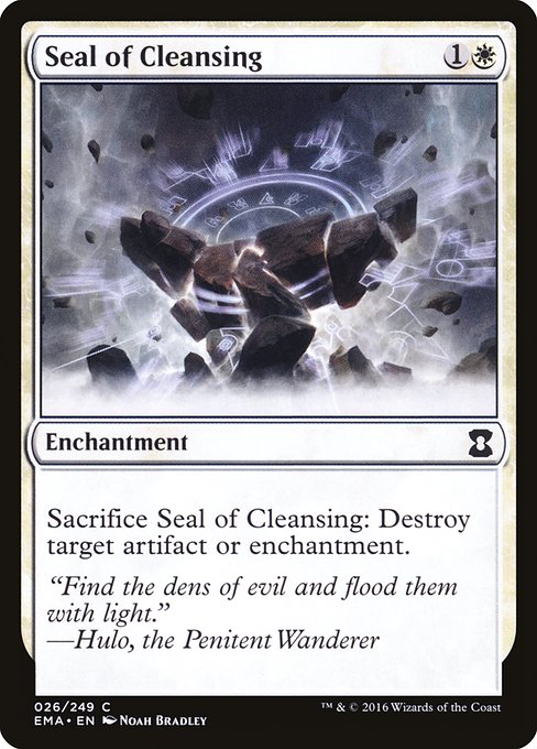 Seal of Cleansing - Eternal Masters Common Card