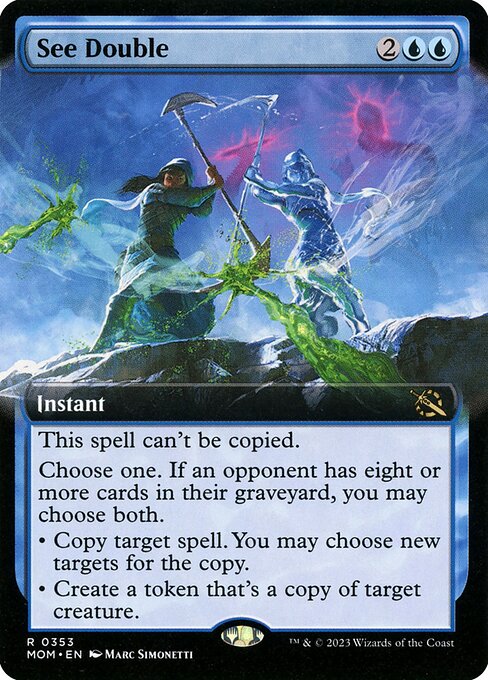 See Double - March of the Machine Rare Card