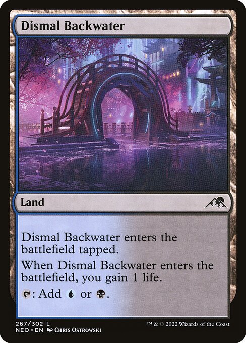 Dismal Backwater - Kamigawa: Neon Dynasty Common Card