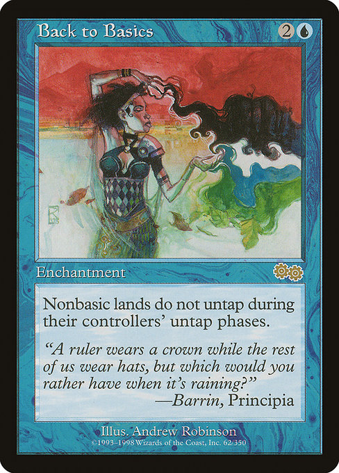 Back to Basics - Urza's Saga Rare Card