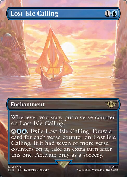 Lost Isle Calling - The Lord of the Rings: Tales of Middle-earth Rare Card