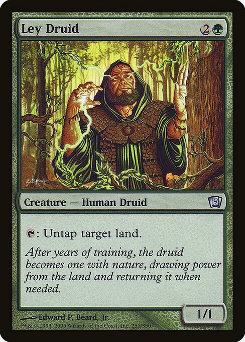 Ley Druid - Ninth Edition Uncommon Card