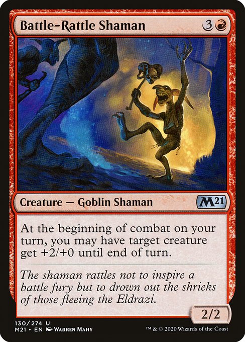 Battle-Rattle Shaman - Core Set 2021 Uncommon Card