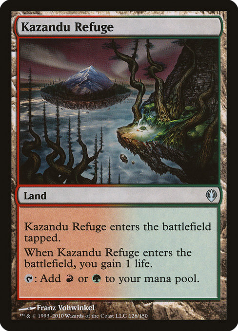 Kazandu Refuge - Archenemy Uncommon Card