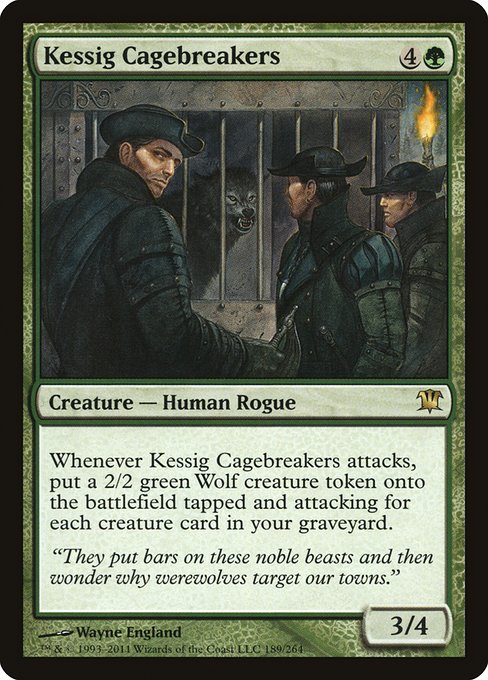 Kessig Cagebreakers - Innistrad Rare Card