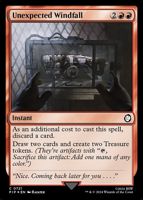 Unexpected Windfall - Fallout Common Card