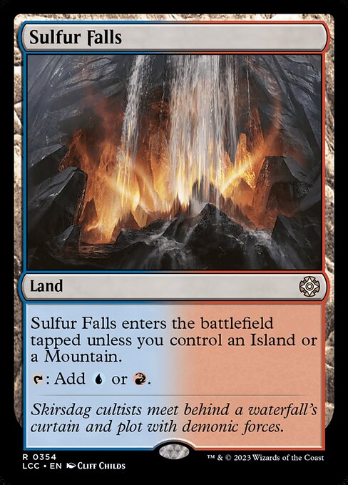 Sulfur Falls - The Lost Caverns of Ixalan Commander Rare Card