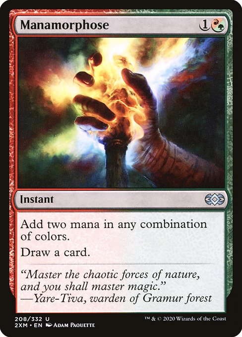 Manamorphose - Double Masters Uncommon Card