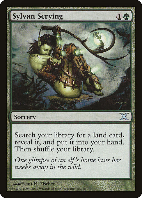 Sylvan Scrying - Tenth Edition Uncommon Card