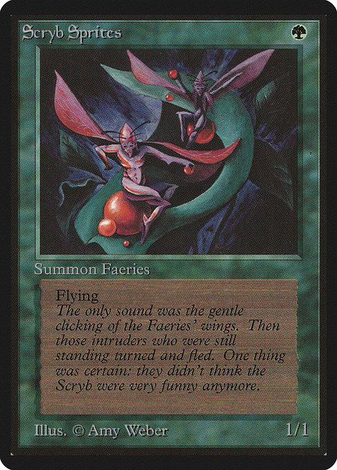 Scryb Sprites - Limited Edition Beta Common Card