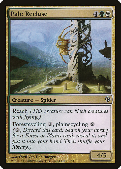 Pale Recluse - Archenemy Common Card