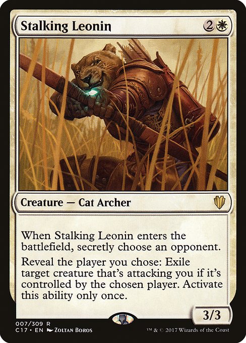 Stalking Leonin - Commander 2017 Rare Card