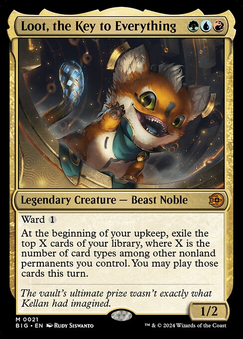 Loot, the Key to Everything - The Big Score Mythic Card
