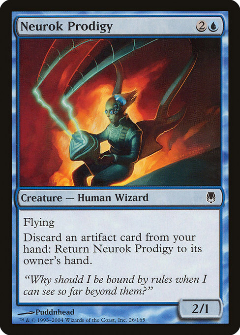 Neurok Prodigy - Darksteel Common Card