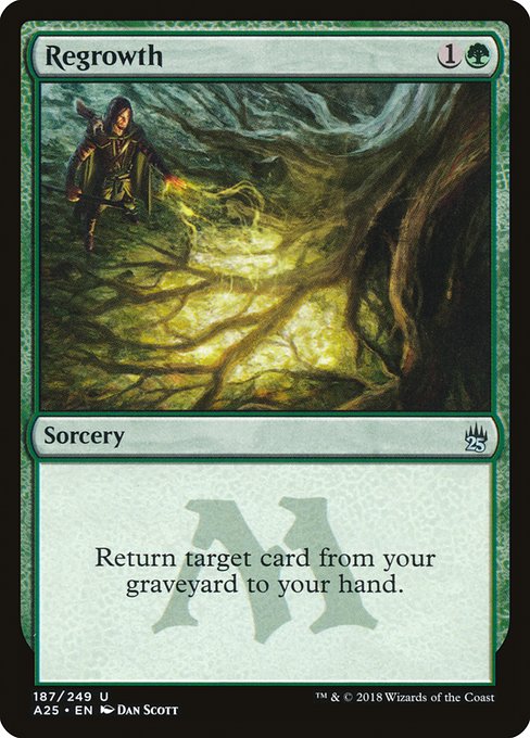 Regrowth - Masters 25 Uncommon Card