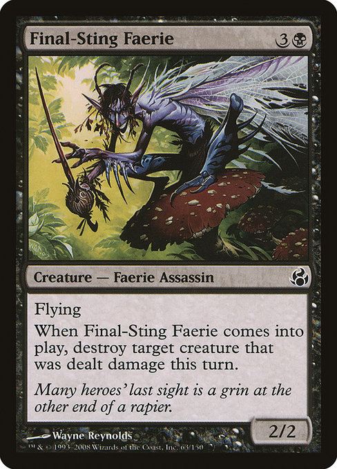 Final-Sting Faerie - Morningtide Common Card