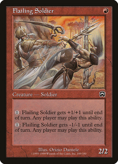 Flailing Soldier - Mercadian Masques Common Card