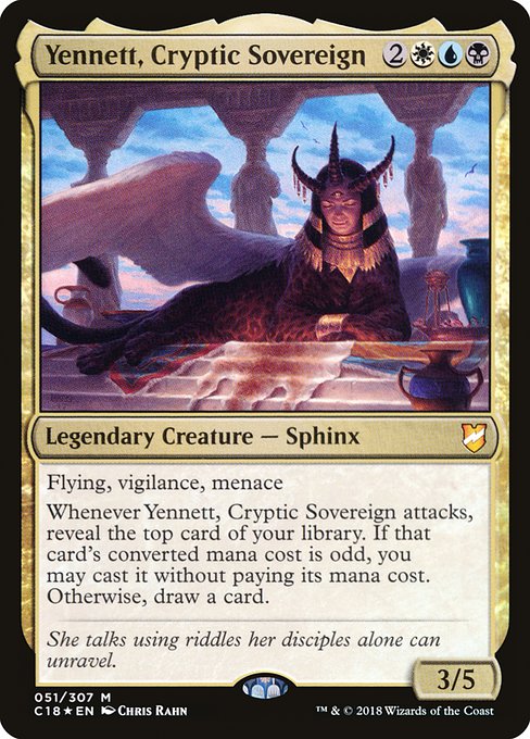 Yennett, Cryptic Sovereign - Commander 2018 Mythic Card