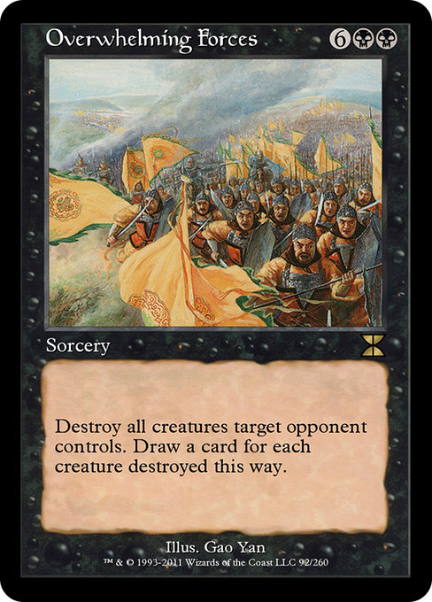 Overwhelming Forces - Masters Edition IV Rare Card