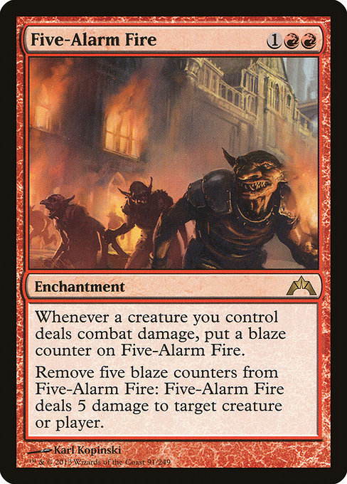 Five-Alarm Fire - Gatecrash Rare Card