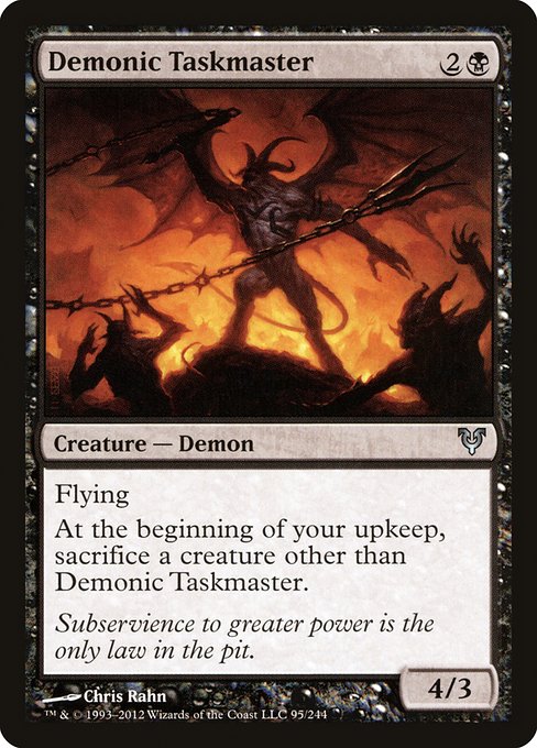 Demonic Taskmaster - Avacyn Restored Uncommon Card