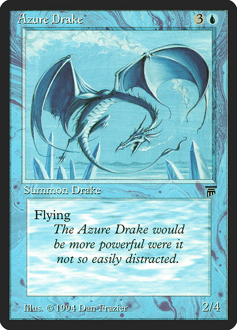 Azure Drake - Legends Uncommon Card