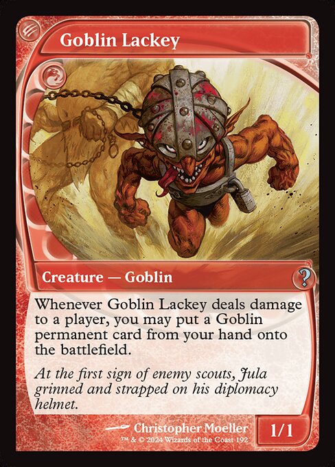 Goblin Lackey - Mystery Booster 2 Uncommon Card