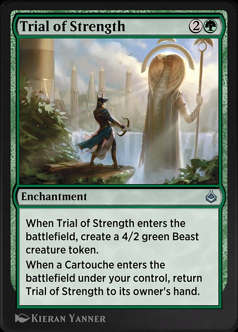 Trial of Strength - Amonkhet Remastered Uncommon Card