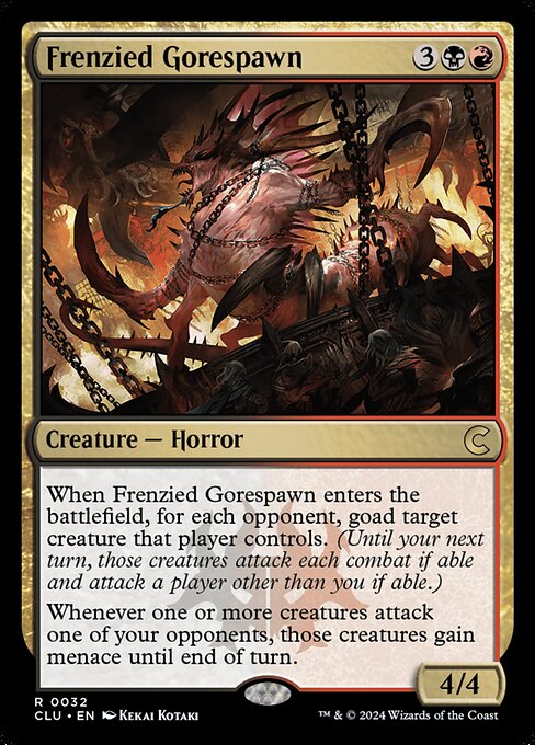 Frenzied Gorespawn - Ravnica: Clue Edition Rare Card