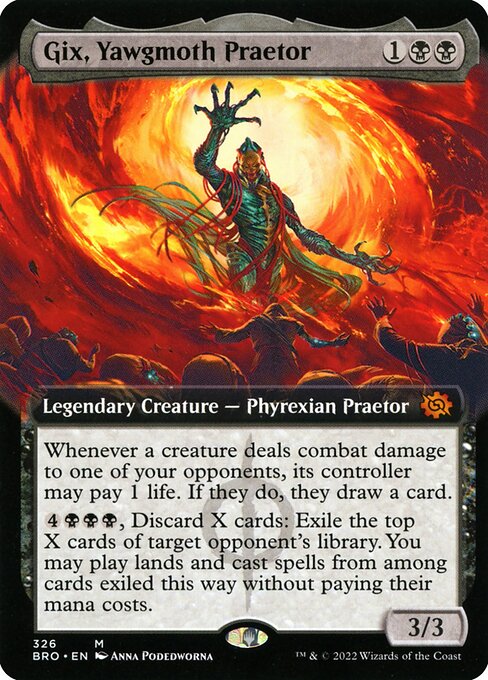 Gix, Yawgmoth Praetor - The Brothers' War Mythic Card