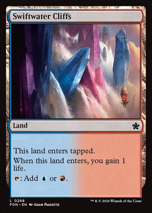 Swiftwater Cliffs - Foundations Common Card