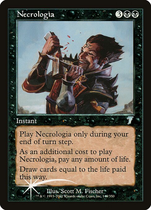Necrologia - Seventh Edition Uncommon Card