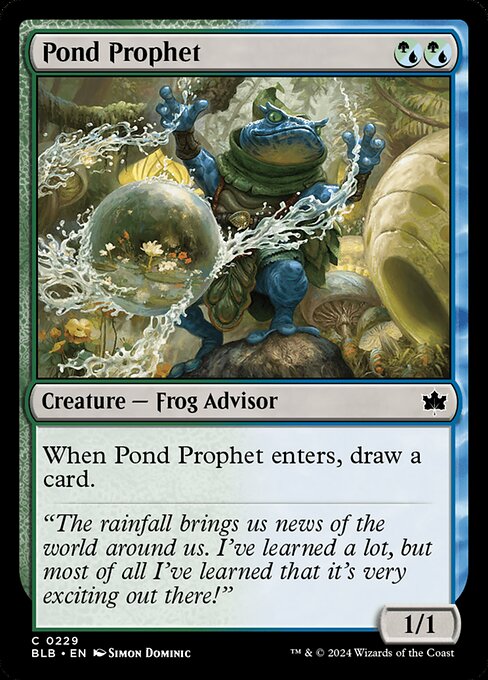 Pond Prophet - Bloomburrow Common Card
