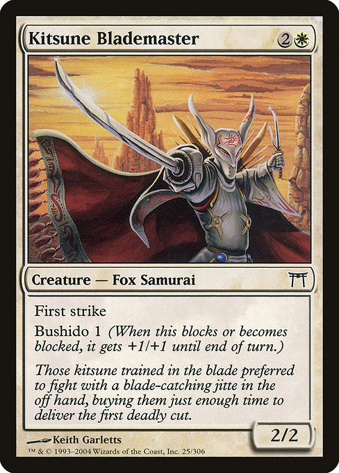 Kitsune Blademaster - Champions of Kamigawa Common Card