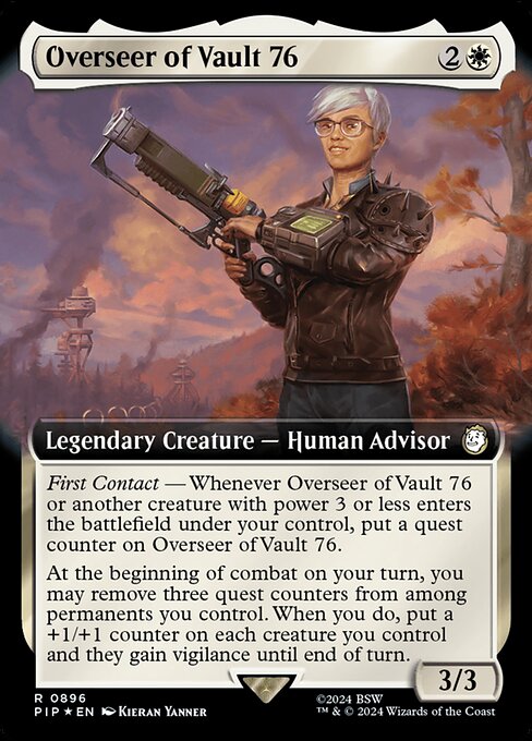 Overseer of Vault 76 - Fallout Rare Card